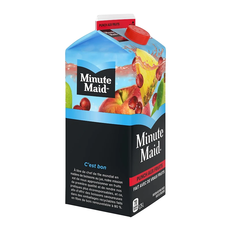 Minute Maid Fruit Punch Gable top, 1.75 Liters