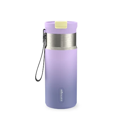 Contigo DualSip Insulated Stainless Steel Water Bottle with 2-Way Lid, 16 oz (473 ml) – 100% Leak-Proof, Compact, BPA-Free, Lead-Free, Dishwasher Safe