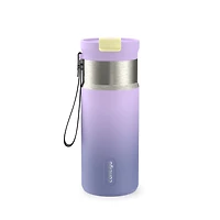 Contigo DualSip Insulated Stainless Steel Water Bottle with 2-Way Lid, 16 oz (473 ml) – 100% Leak-Proof, Compact, BPA-Free, Lead-Free, Dishwasher Safe
