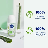 Nivea Pure and Natural Aloe Roll On Deodorant