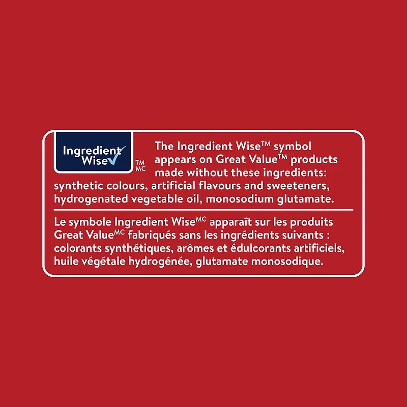 Pommes de terre frites surgelées à coupe droite Great Value 2 kg