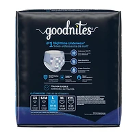 Goodnites Boys' Nighttime Bedwetting Underwear, Economy Plus Pack, Sizes S-XXL