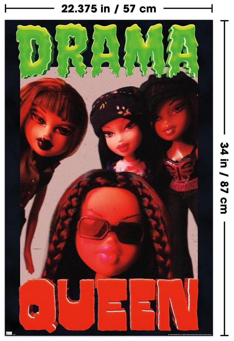 Bratz: Scream - Drama Queen Wall Poster, 22.375" x 34"