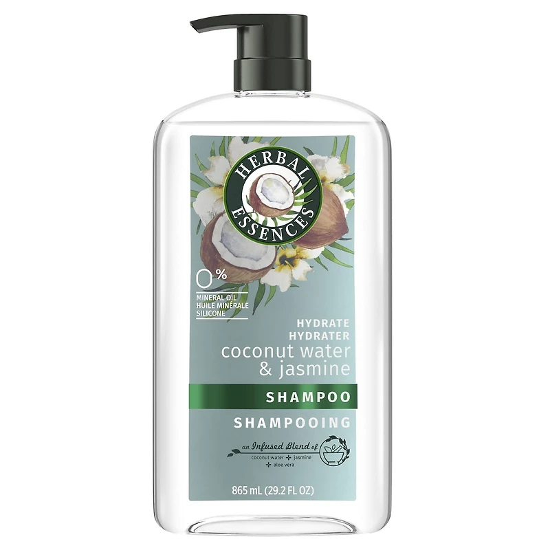 Shampooing Herbal Essences Classics Hydrate Eau de coco et jasmin 865 mL