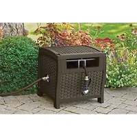 Enrouleur de tuyau manuel Suncast Slide Trak – Capacité de 175 pi, résine, couleur Java Suncast - Tuyau Slide Trak® Hideaway® de 175 pieds - Java