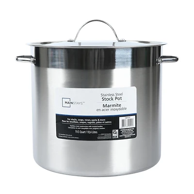 Mainstays 20QT Stainless Steel Stockpot