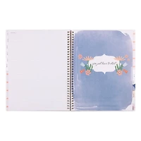 Organized by Happy Planner de 12 mois, Grand format de 25 cm x 30 cm, Marché aux fleurs