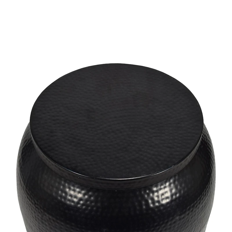 Table d'appoint martelée de hometrends avec rangement