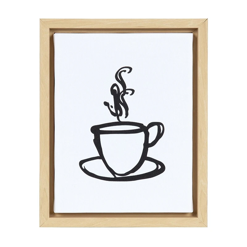 hometrends Coffee 1 Framed Canvas Art