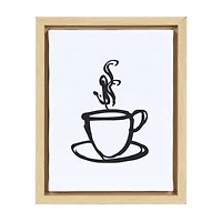 hometrends Coffee 1 Framed Canvas Art