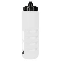 La bouteille d'eau Future Stars 1000 mL avec valve de jet à libération de pression Blanc ou transparent
