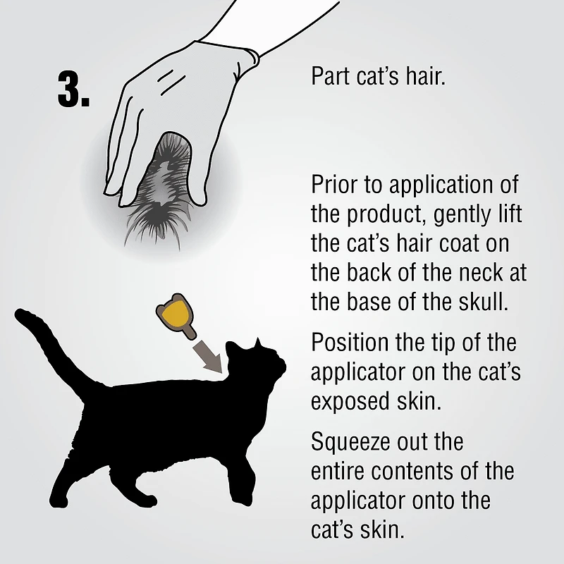 Zodiac SPOT ON II Contrôle des Puces pour Chats et Chatons, Format 4 Mois