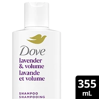 Dove Lavender & Volume Shampoo for Fine and Flat Hair, with Liquid Bio-Protein Care 355mL, 355 ML