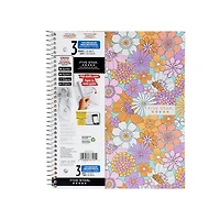 Carnet De Notes Rétro à 3 Sujets Five Star, Motif Floral, 240 Pages