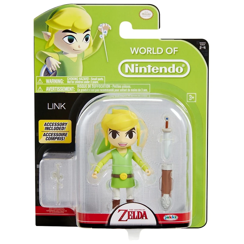 Figurine articulée Link Monde Nintendo de 4 po