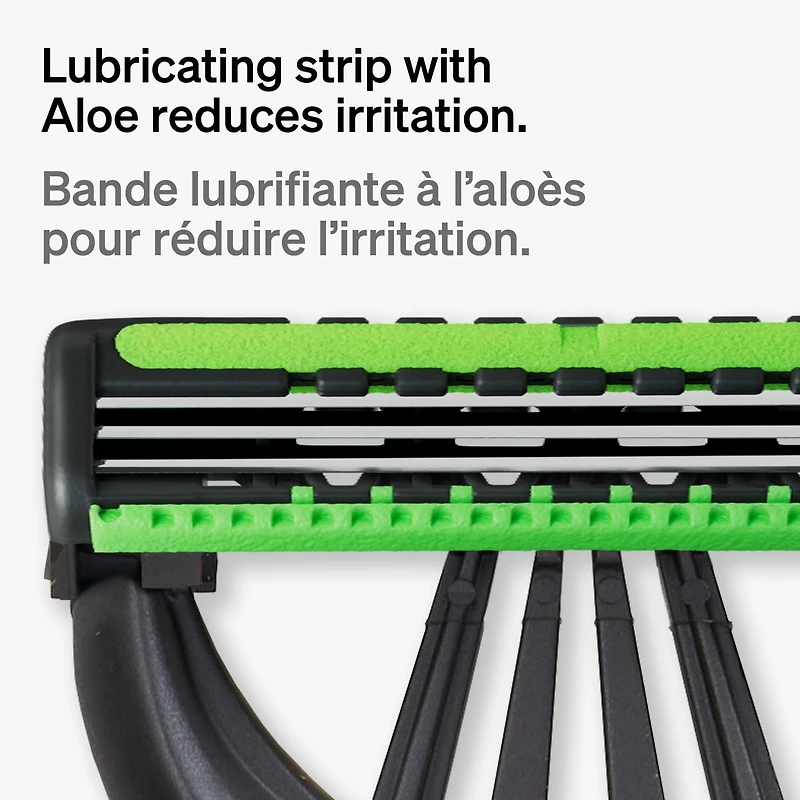4 rasoirs jetables à 3 lames pour hommes Schick Xtreme3 pour peau sensible 4ct
