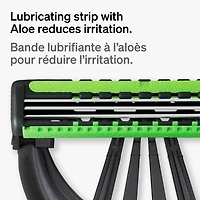 4 rasoirs jetables à 3 lames pour hommes Schick Xtreme3 pour peau sensible 4ct