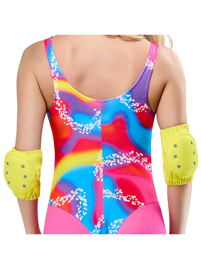 Costume Barbie en Patins à Roulettes Néon du Film Barbie pour Adultes par Rubies, pour Femmes