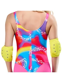 Costume Barbie en Patins à Roulettes Néon du Film Barbie pour Adultes par Rubies, pour Femmes