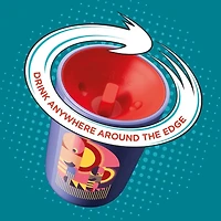 Gobelet d’entraînement anti-éclaboussures avec couvercle de voyage Tommee Tippee Easiflow 360°, baleine – 8 oz, 12 mois et plus, paquet de 1