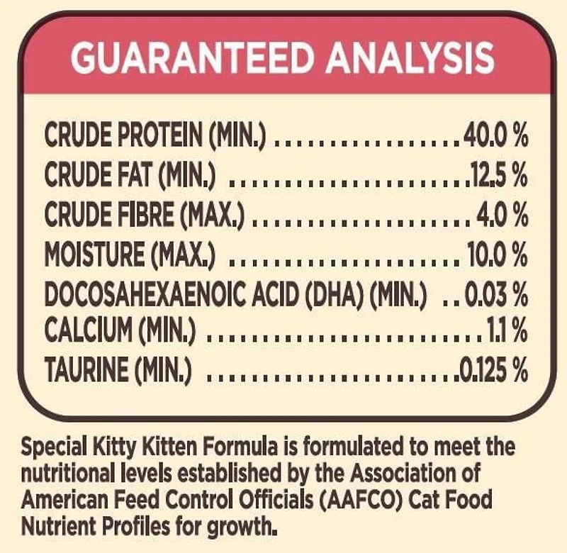 Special Kitty Kitten Dry Cat Food, 1.6kg