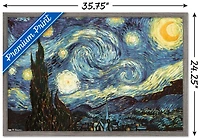 The Starry Night by Vincent van Gogh Wall Poster, 22.375" x 34"