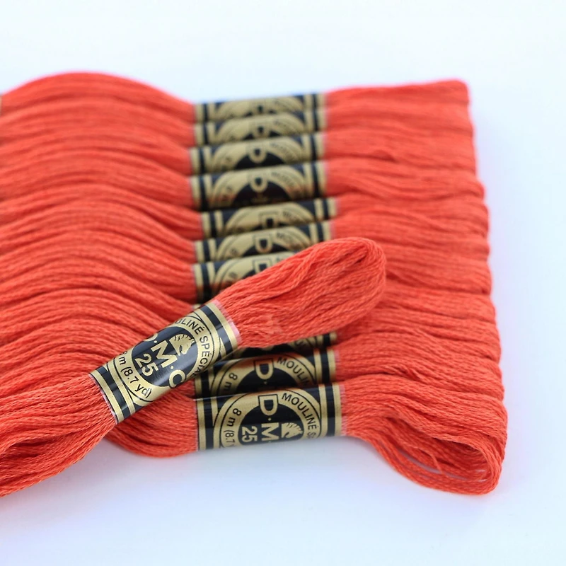 DMC Coton À Broder 6 Brins 8m - Rose 6 Brins