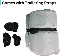 Housse de bateau de plaisance à coque en V, 17 pi à 19 pi, 96 po, grise