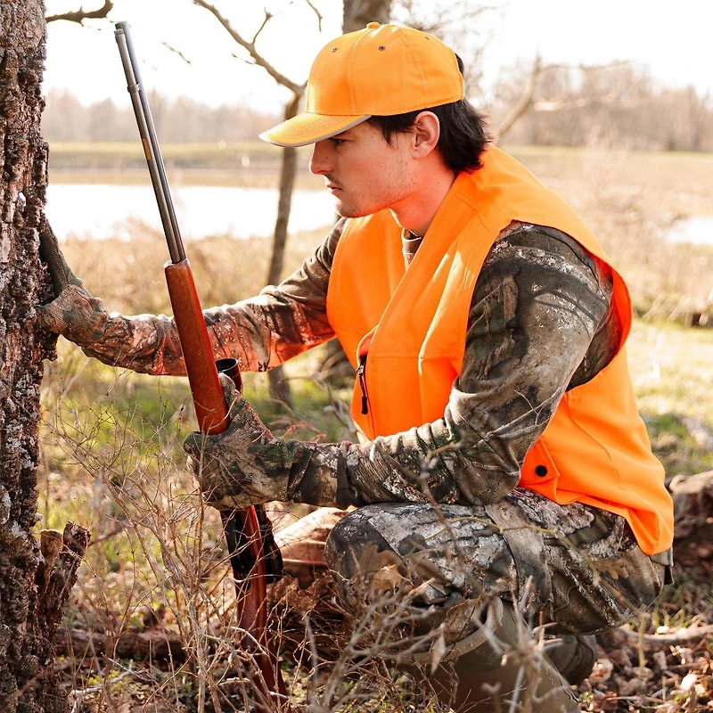 Gilet de couverture orange vif pour hommes Realtree Tailles P/M à 2TG/3TG