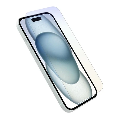 Otterbox Protecteur D'écran en Verre Premium Pro Bleu pour iPhone 15