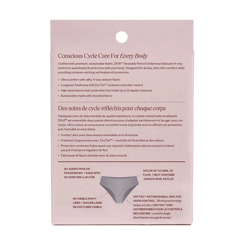 DIVA™ Reusable Period Underwear - 3XL-4XL Ultra-thin
