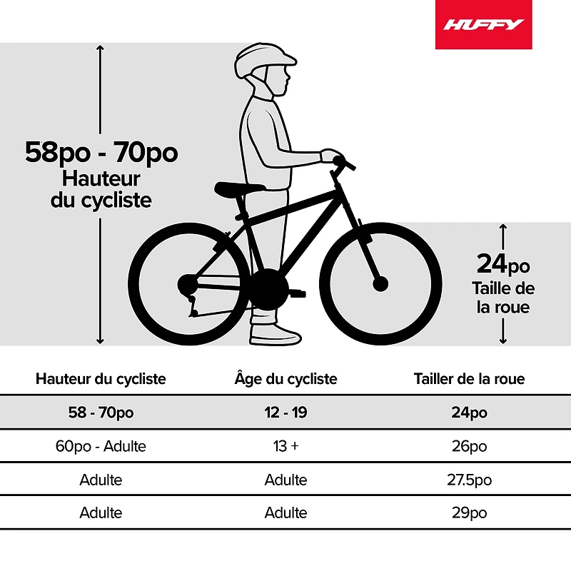 Vélo de croisière Good vibrations de Huffy, 26 » pour hommes, Gris brillant