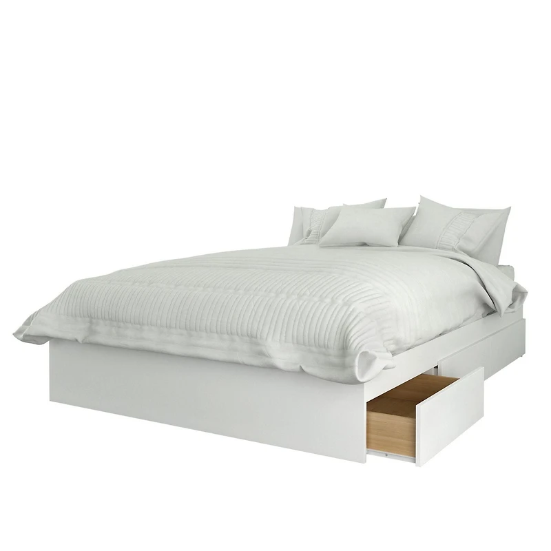 Nexera ensemble de chambre à coucher 3 pièces Malaga, Blanc