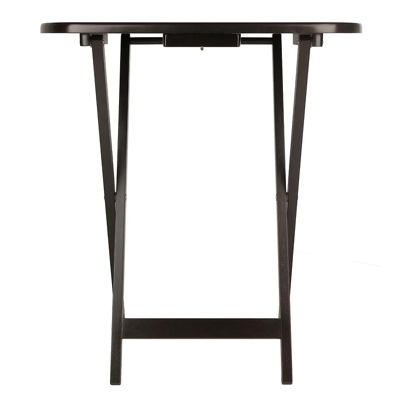 Winsome Cade 2-Pc Set Oversize Oblong Snack Table Coffe Finish