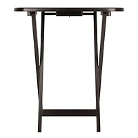 Winsome Cade 2-Pc Set Oversize Oblong Snack Table Coffe Finish