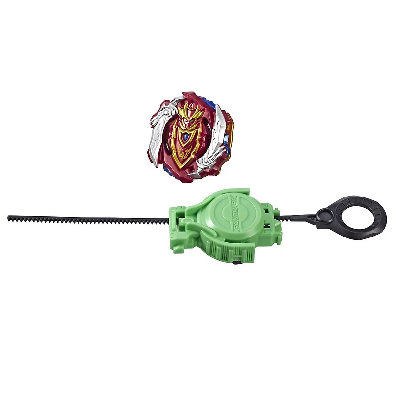 Beyblade Burst Turbo Slingshock - Kit de départ Turbo Achilles A4 – Toupie de combat avec propulseur à rotation droite/gauche