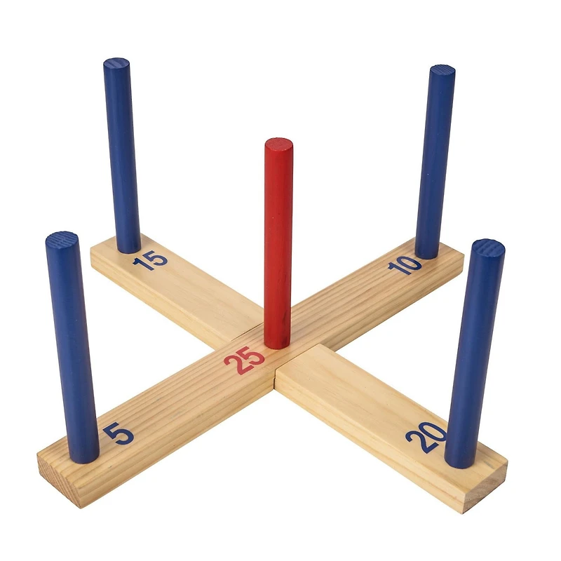 Ensemble de jeu de lancer d'anneaux en bois Triumph