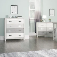 Forever Eclectic Long Beach 4-Drawer Chest, Seascape Gray