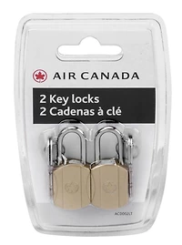 2 Cadenas à Clé par L'Air Canada Serrures à clé
