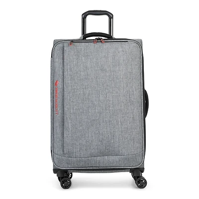 Swiss Mobility -YYZ Collection - SOFTSIDE LUGGAGE WITH DOUBLE 360-DEGREE SPINNER WHEELS - CHARCOAL
