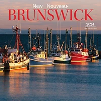 Wyman Publishing New Brunswick 2024 12x24 Inch Square Wall Calendar, 9781525611544