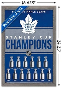 NHL Toronto Maple Leafs - Champions 23 Wall Poster