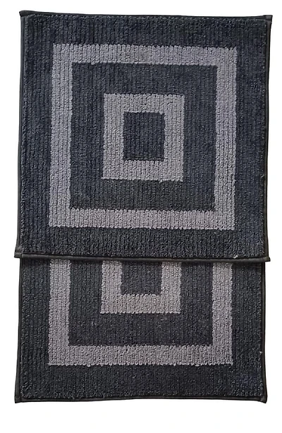 Home Décor Inc. Austin Micro XVII 2-Piece Bathmat Set – 18" x 18" & 18" x 28", Soft Microfiber, Durable & Comfortable