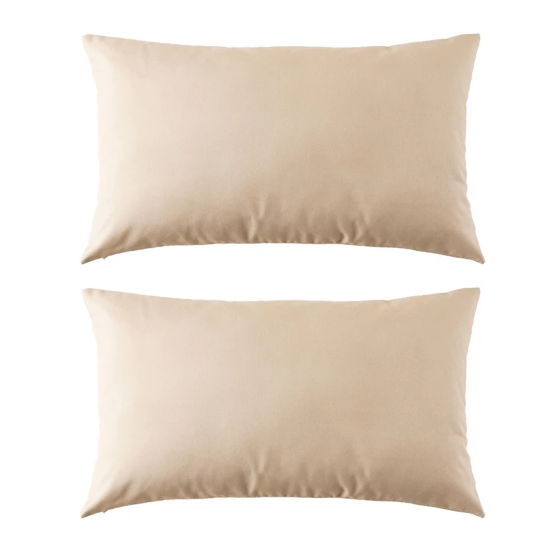 Coussin lombaire d'extérieur 12x20po - aqua (paquet de 2)