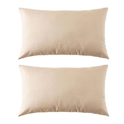 Coussin lombaire d'extérieur 12x20po - aqua (paquet de 2)