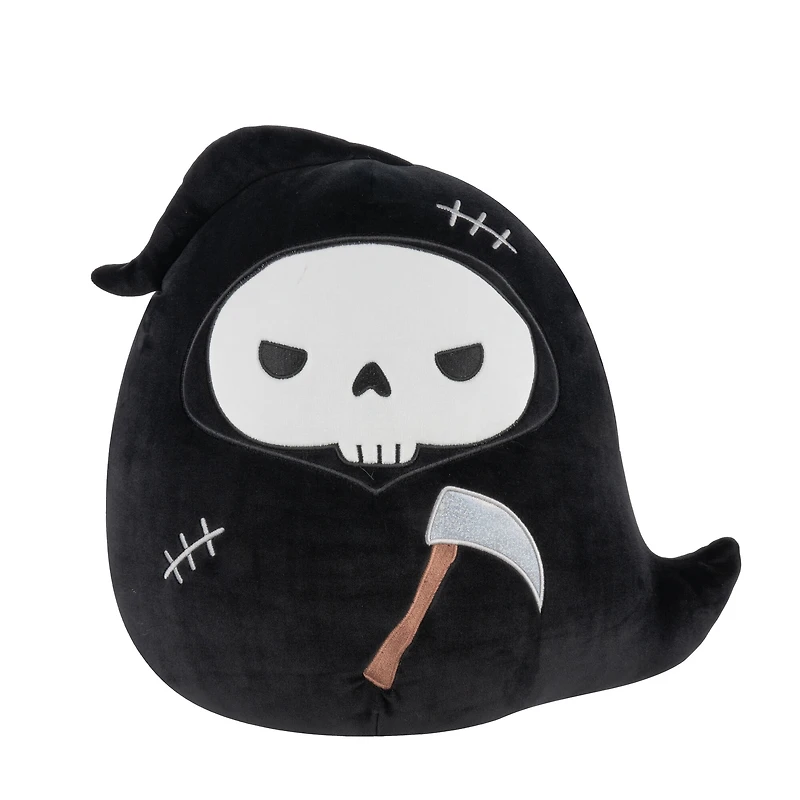 Squishmallows Halloween Peluche de 16 po - Otto la Faucheuse avec yeux en colère et coutures