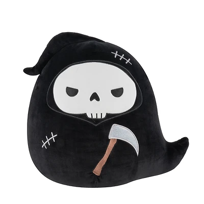 Squishmallows Halloween Peluche de 16 po - Otto la Faucheuse avec yeux en colère et coutures