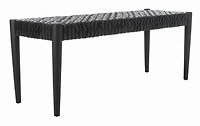 Safavieh Bandelier Cowhide Leather Bench
