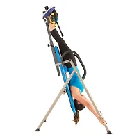 EXERPEUTIC 225SL Inversion Table with ‘SURELOCK’ Safety Ratchet System, Lumbar Support and AIR SOFT No Pinch Ankle Holders