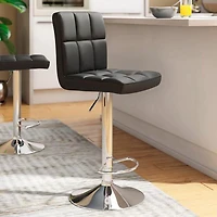 Heavenly Collection Leather Adjustable Stool
